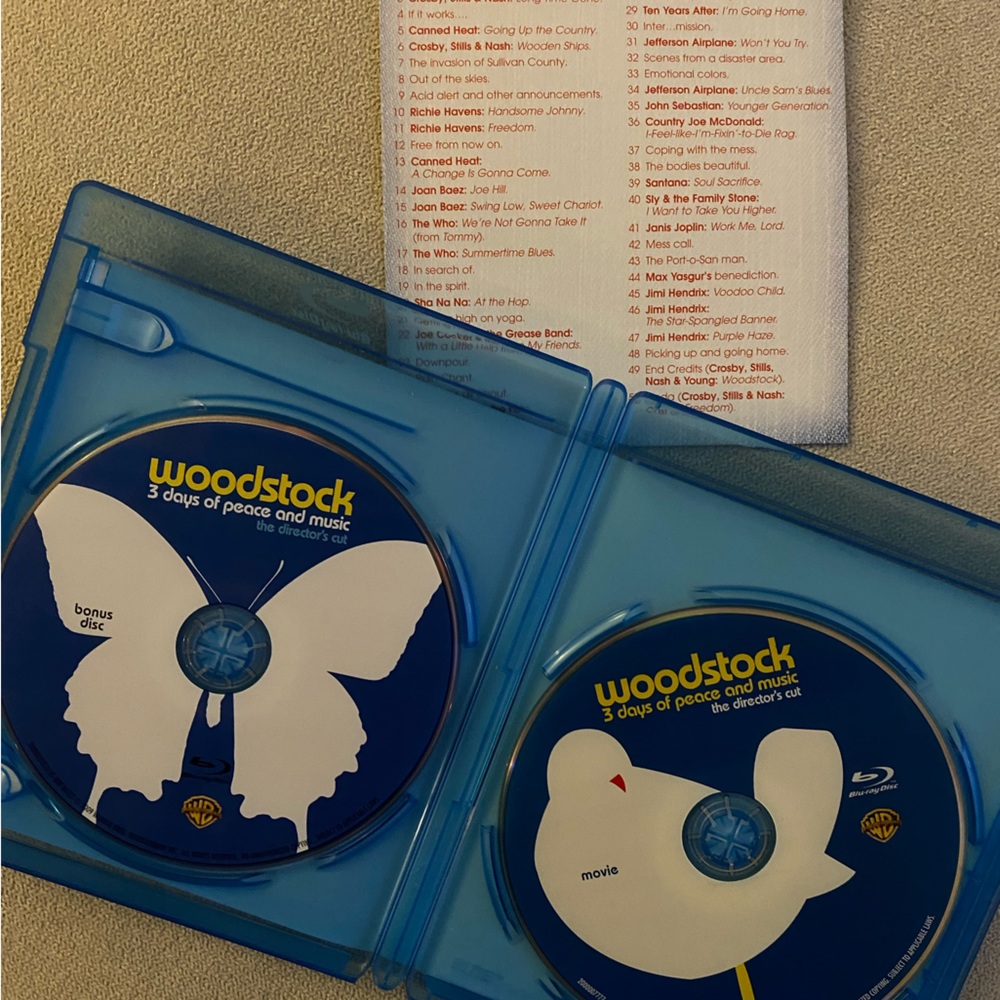 ๐คhp๐ค Woodstock: 3 Days of Peace & Music Director's Cut 40th Anniversary - Picture 8 of 16